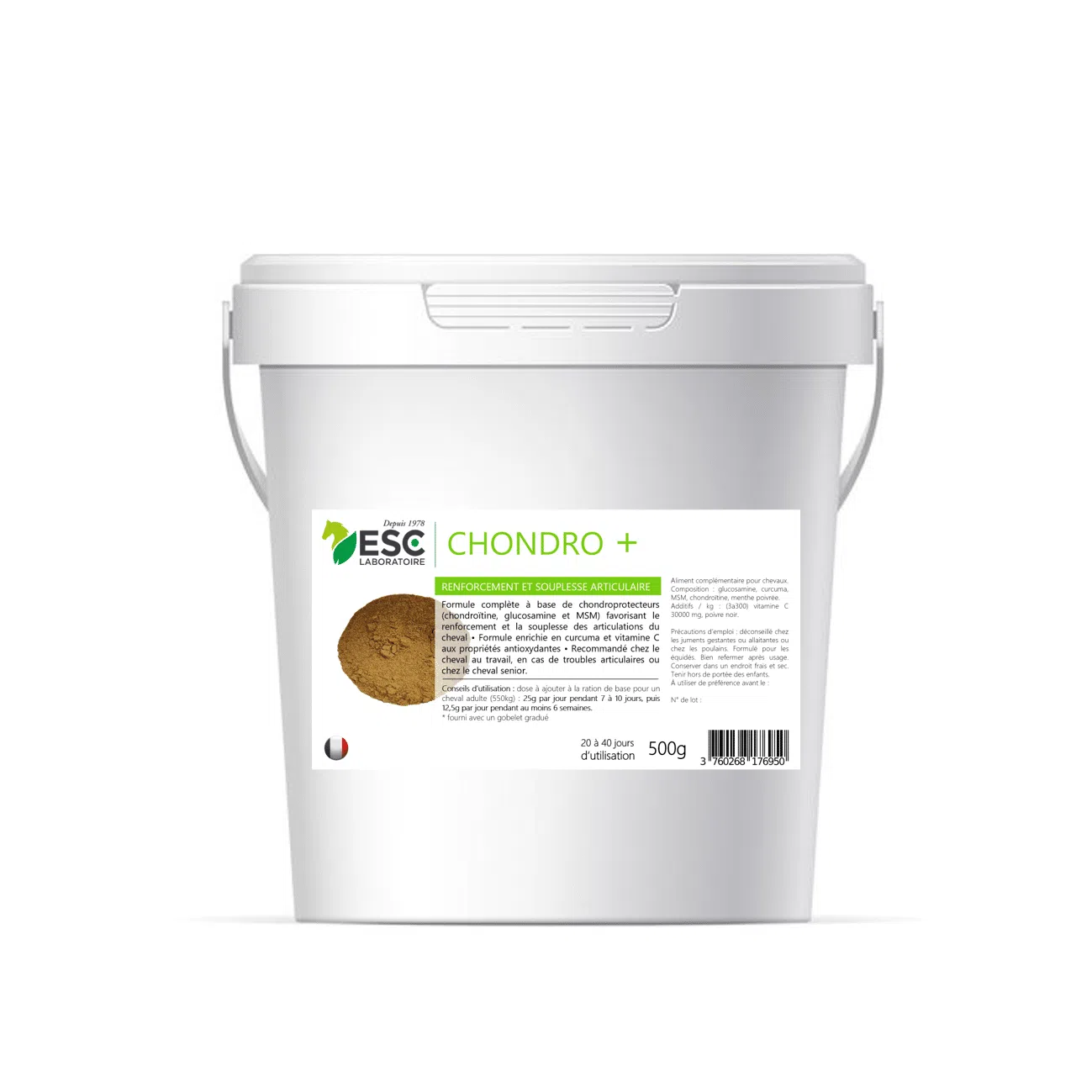 CHONDRO + – Chondroprotecteurs, Boswellia et Ortie – Renforcement et flexibilité articulaire du cheval