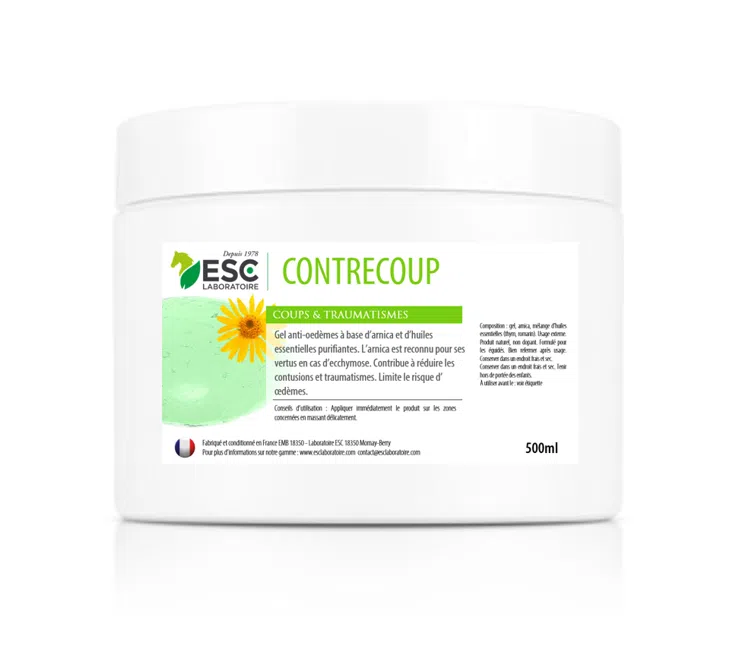 CONTRECOUP – Onguent coups et bleus du cheval – À base d'arnica