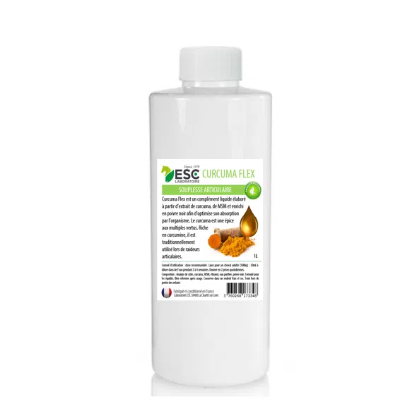 CURCUMA FLEX – Curcuma + MSM – Flexibilité articulaire du cheval