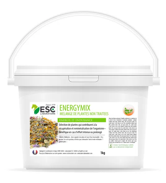 ENERGYMIX – Soutien à l'effort pour chevaux – Mélange de plantes