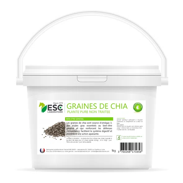 GRAINES DE CHIA – Apport nutritionnel et bien-être général du cheval