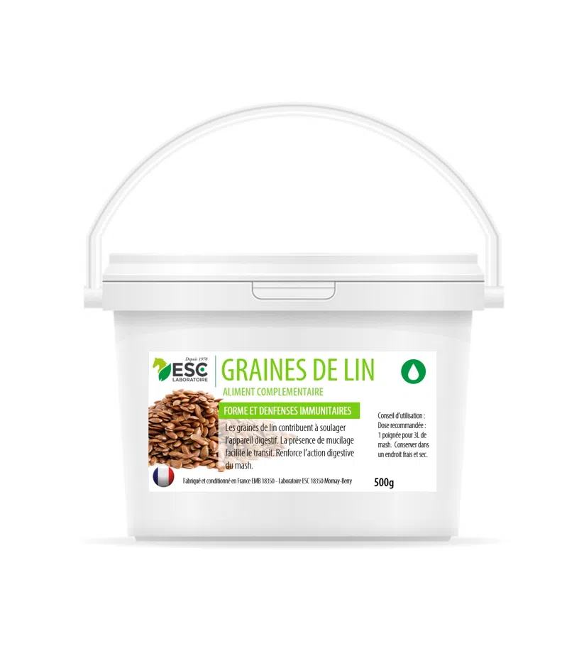 FLAX SEEDS – Digestion du cheval – graines crues