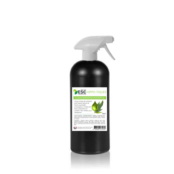 HIPPO TICKS – Protection contre les tiques du cheval – Lotion à base d'huiles essentielles