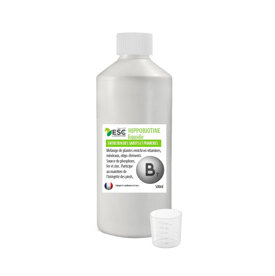 HIPPOBIOTIN LIQUID – Protection des sabots du cheval – Complément liquide source de biotine