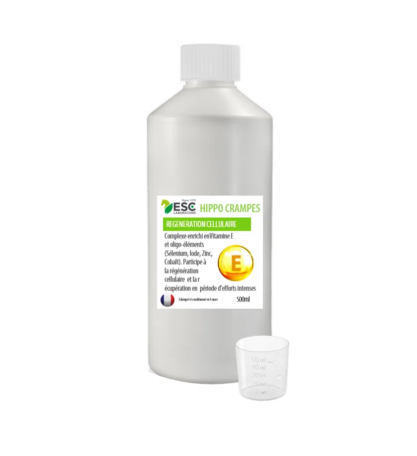 HIPPOCRAMPES – Récupération et fatigue du cheval – Complément enrichi source de sélénium et vitamine E