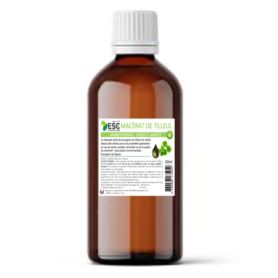 LIME BUD MACERATE – Cheval gemmotherapy – Stress et anxiety