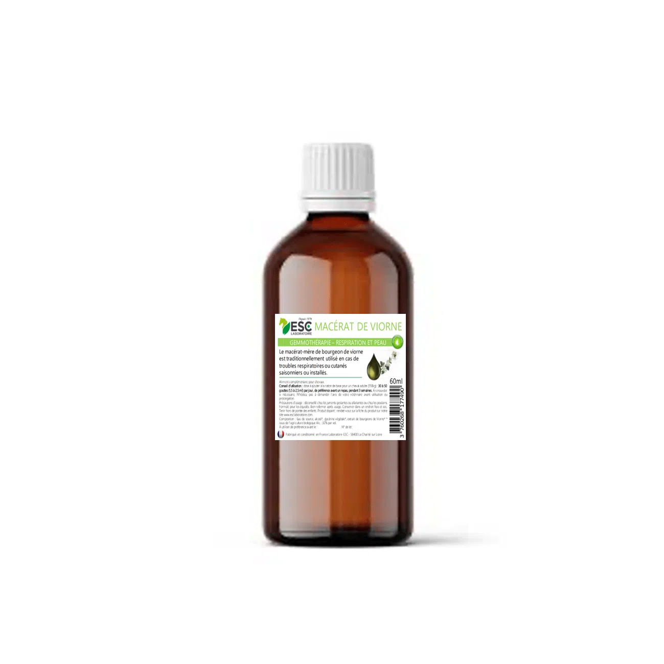 MACÉRAT DE BOURGEONS DE VIORNE – Gemmothérapie du cheval – Respiration et peau