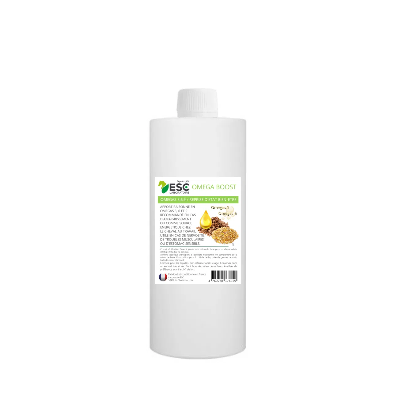 OMEGA BOOST – Récupération de la condition du cheval et équilibre de la ration