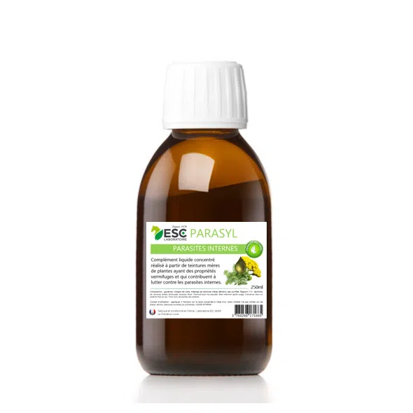 PARASYL – Cheval intestinal parasites – Concentrated liquid supplement based on mother tinctures