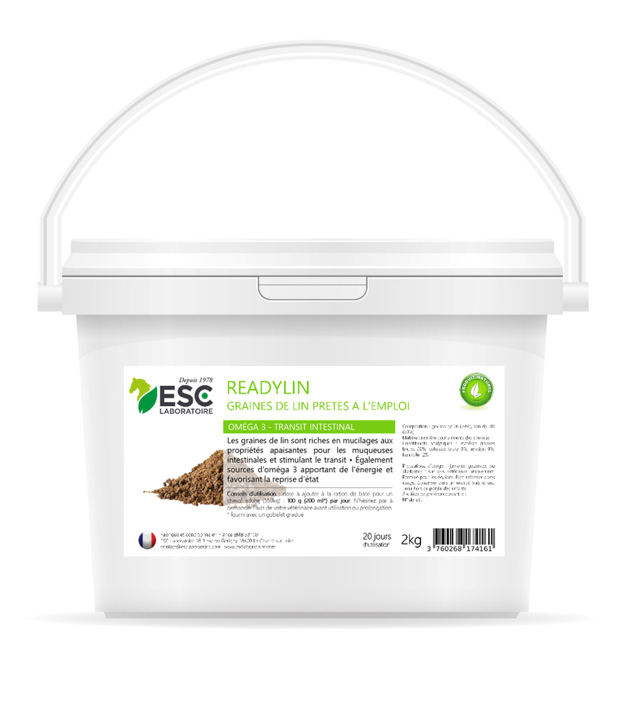 READYLIN Graines de lin prêtes à l'emploi – Digestion du cheval