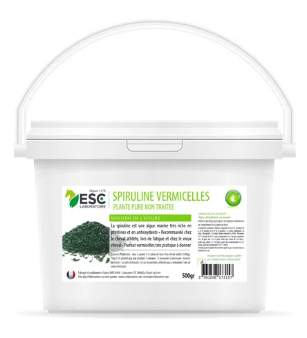HORSE SPIRULINA VERMICELLI – Résistance à l'effort et apport en protéines