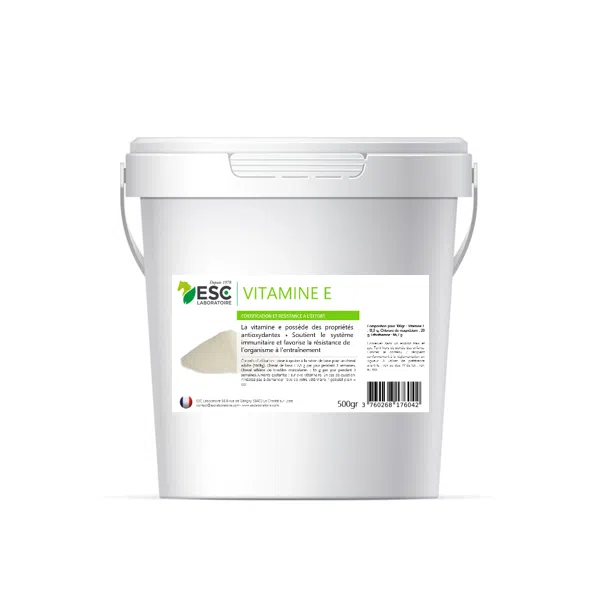 VITAMIN E + – Antioxidant, immunity et resistance à cheval exercise