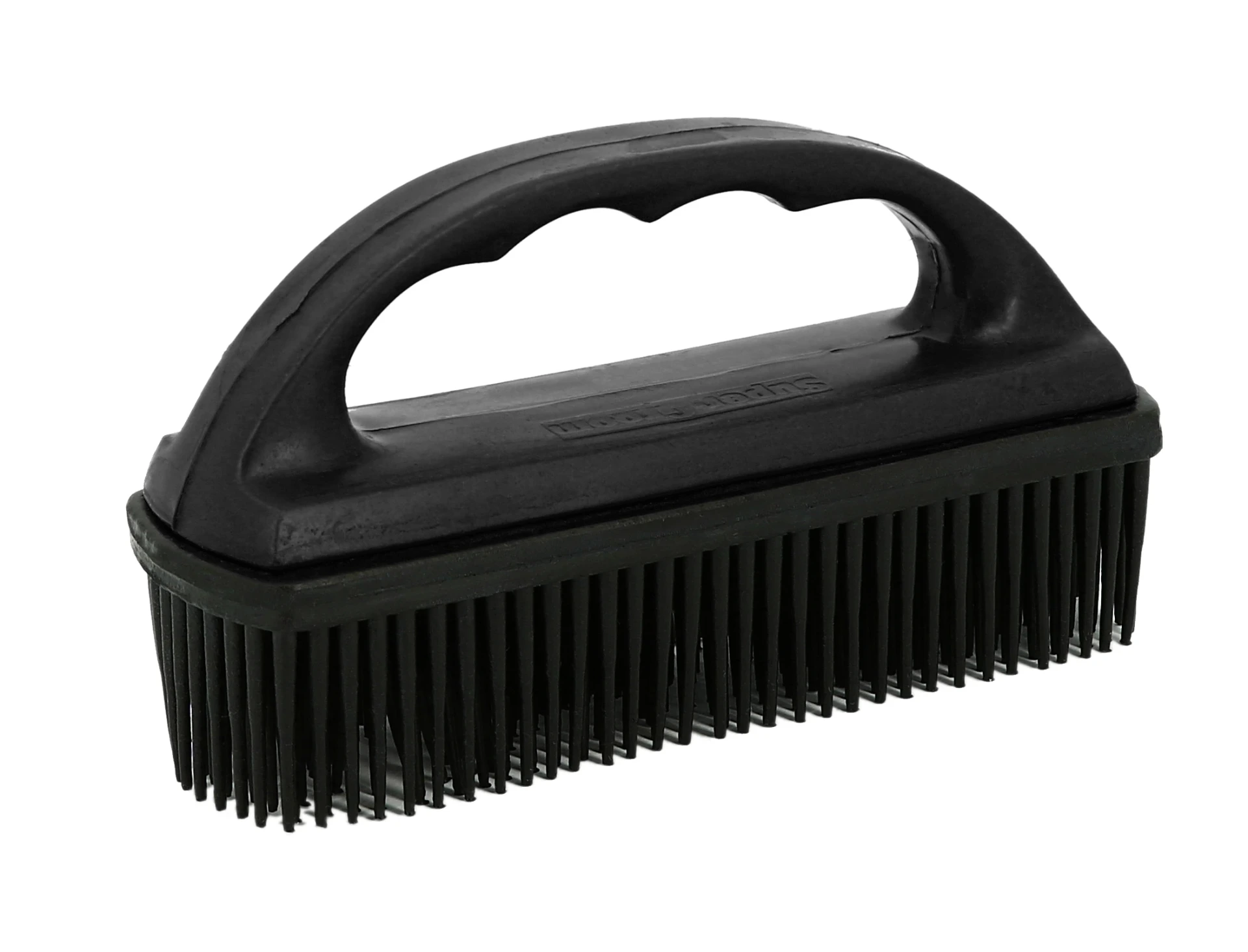 [700093006] Brosse en caoutchouc HIPPOTONIC pour tapis (Noir/Bleu clair)