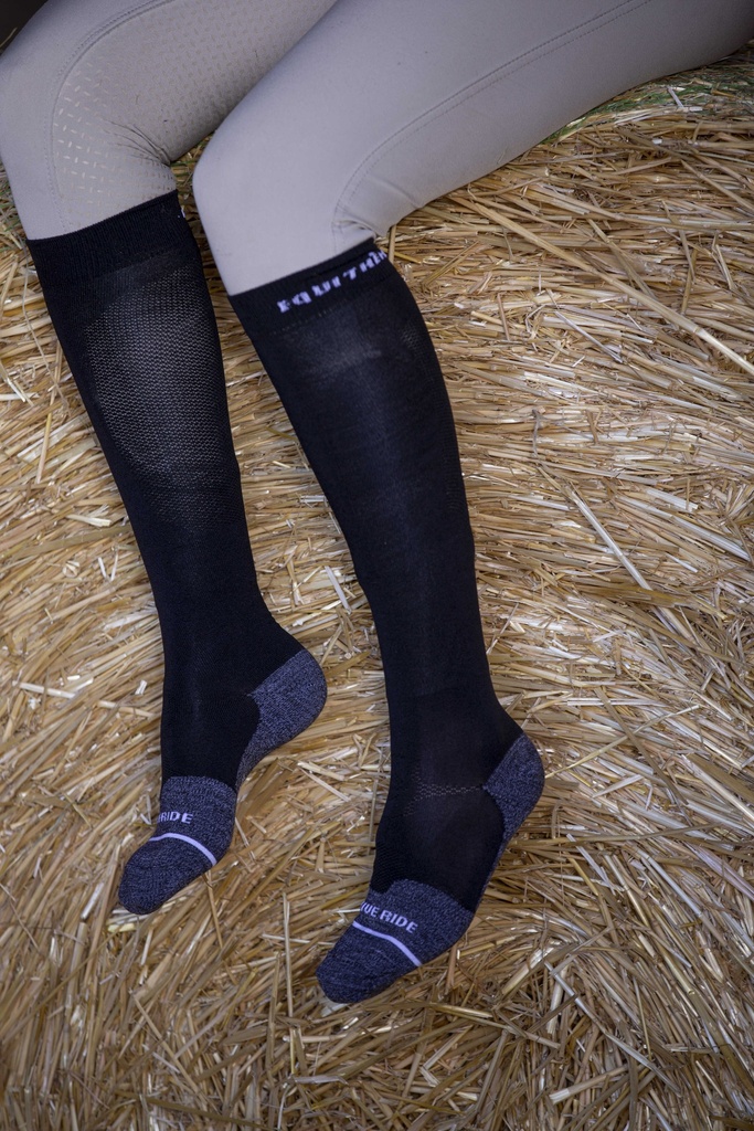 [986341031] Chaussettes EQUITHÈME - EK-Technic (Anthracite, 39/41)