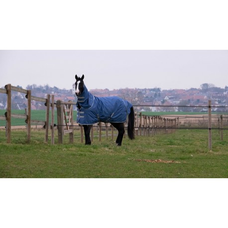 Couvre-cou EQUITHÈME "TYREX 600D", recyclé - Vert - Poney - 0 g/m²