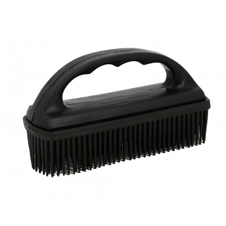 [700093002] Brosse en caoutchouc HIPPOTONIC pour tapis - Noir/noir