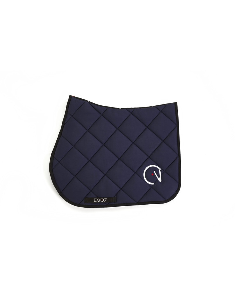 Tapis de selle DIAMOND - Confort et Performance | EGO7 (Noir/Bleu clair)