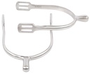 Éperons bouton inox brossé