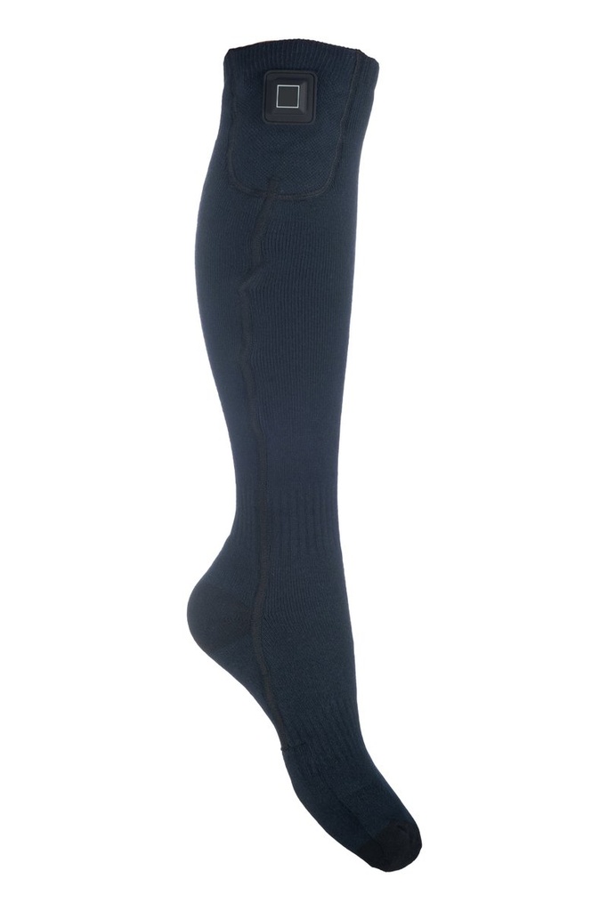 Chaussettes chauffantes -Keep Warm- (sans pile) (Gris/Noir, 35-38)