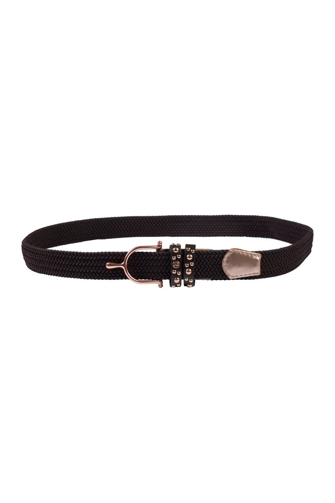 [138332407.0010] Ceinture élastique -Rosegold Glamour- Style (Brun/or Rose, 80)