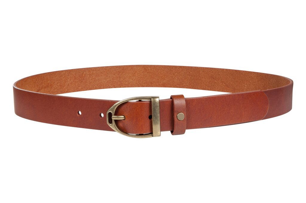 Ceinture en cuir -Beth- (noir, 80)