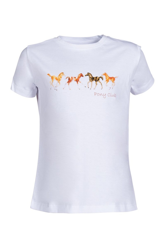 T-shirt enfant -Pony Club- (Blanc, 146/152)