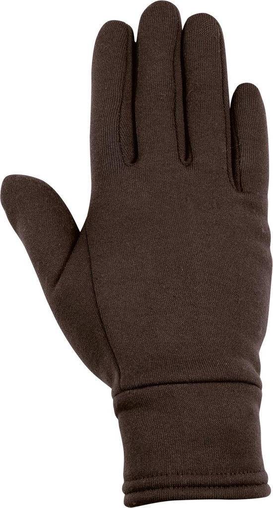Gants -Polar- rembourré en polaire (Marron foncé, XS)