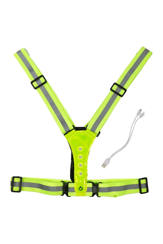Gilet lumineux à LED