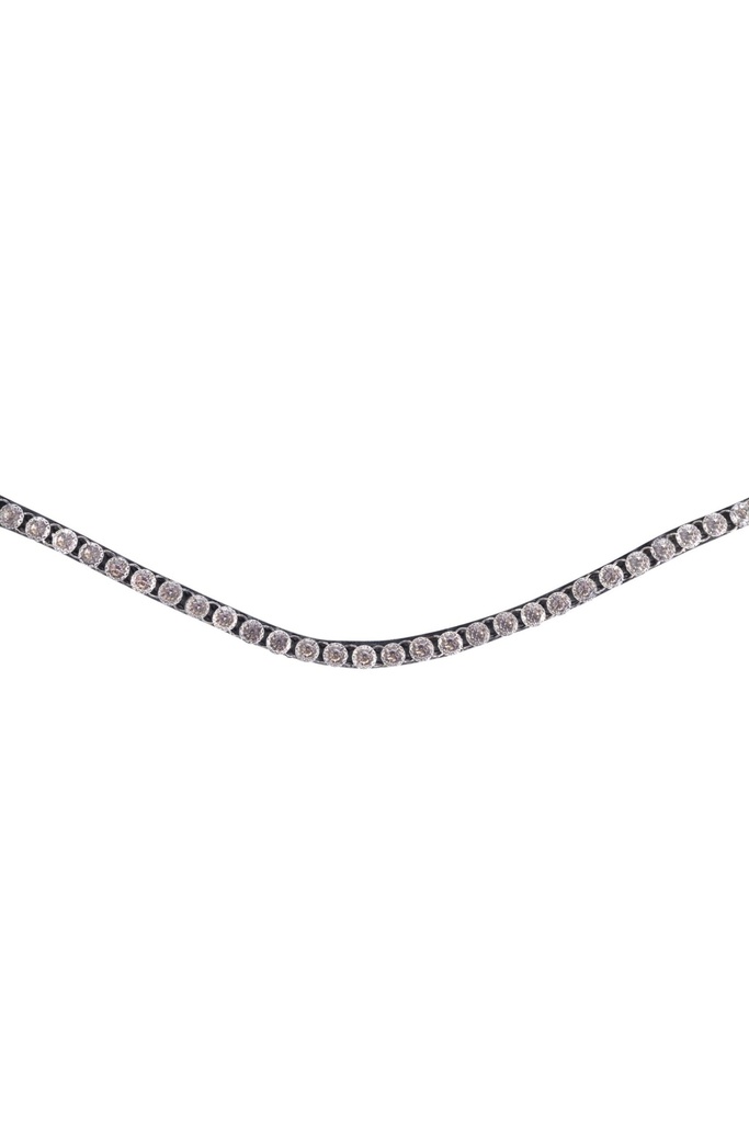 [136389970-Poney] Frontal -Precious- (Noir/Gris/Blanc, Poney)