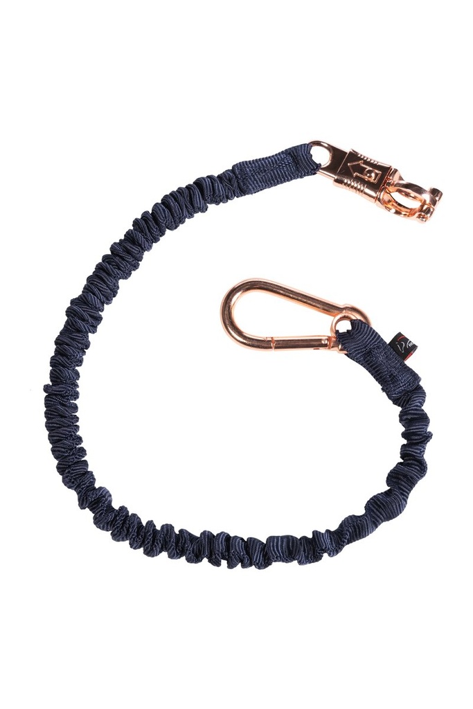 Longe élastique -Rosegold- (Noir/or Rose, ca. 60 cm)