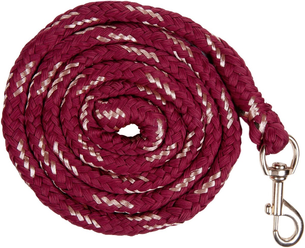 Longe -Rosegold- avec mousqueton