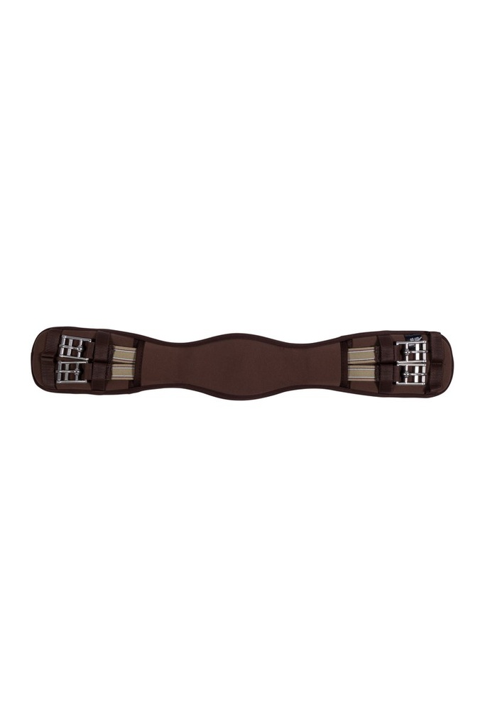 Sangle de dressage -Memory Foam- avec élastique (Marron, 40)