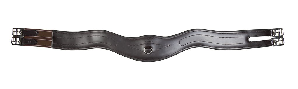 [11642400.0461] Sangle en cuir, forme courbée (Marron, 140)