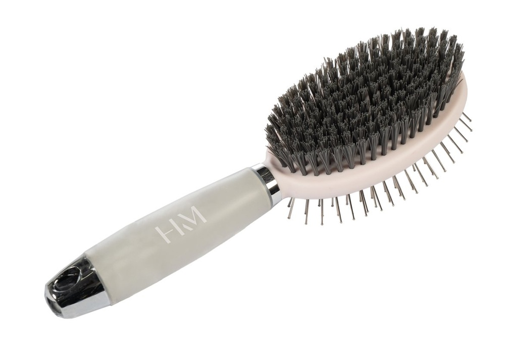 [151989178.0001] Brosse crinière et queue -Gel- double face (Noir/or Rose)