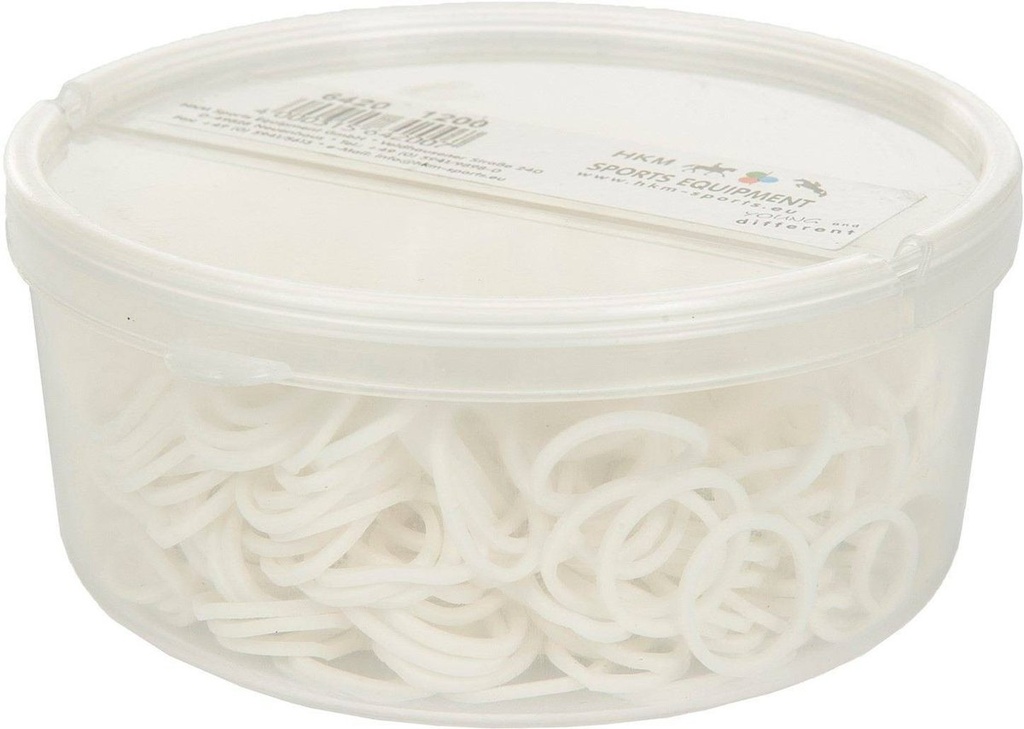 [64201200.ST] Elastiques à natter (Blanc)
