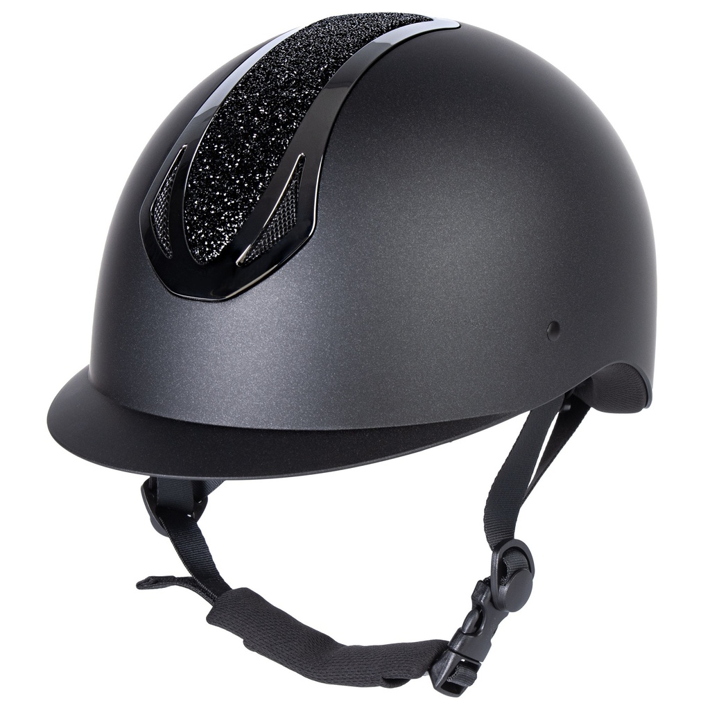 Casque d’équitation Pro F2 Matt Crystal (Noir/Noir, XS)