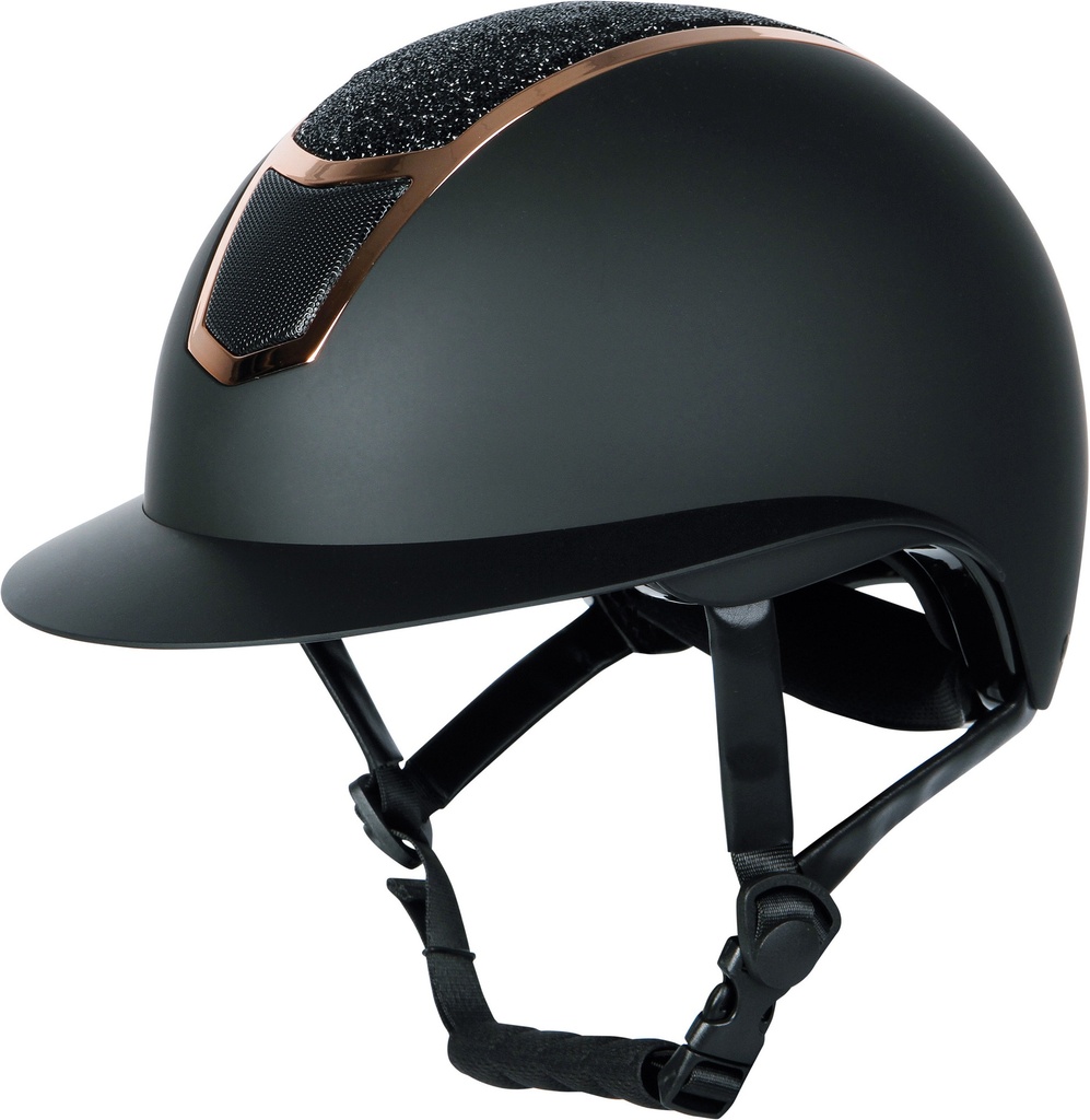 Casque d’équitation Mont Blanc Sparkle (Marine/Argenté, 53-55)