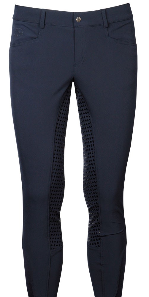 Pantalon d'équitation homme Liciano Full Grip - Homme (Blanc, XXL)