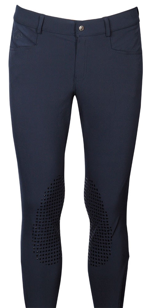 Pantalon d'équitation homme Liciano Grip - Homme (Blanc, XXL)