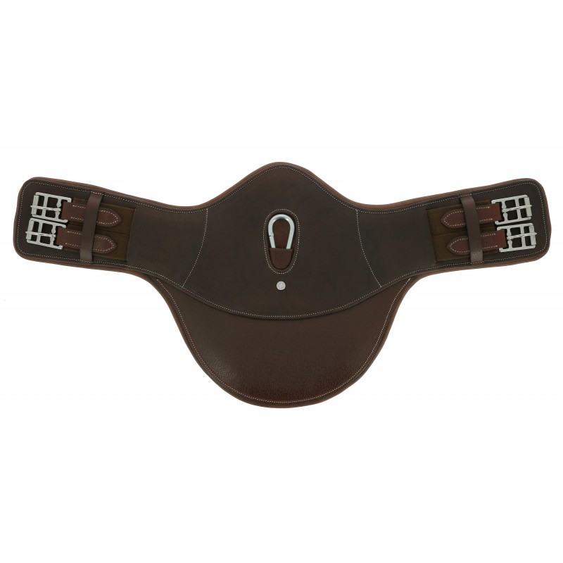 [203110450] Sangle bavette courte ERIC THOMAS FITTER (Havane, 50cm)