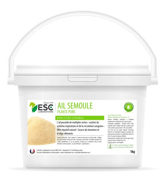 AIL SEMOULÉ – Bien-être général du cheval – Plante pure