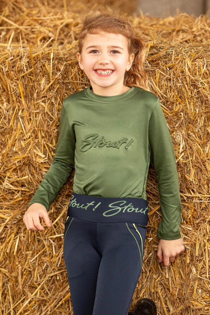[8714813668631] Shirt Stout! Lime (140)