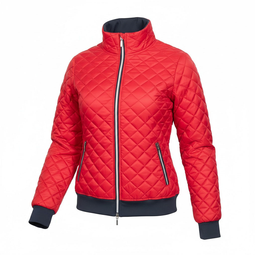 [8714813685881] Blouson bomber matelassé Scarlet (M)