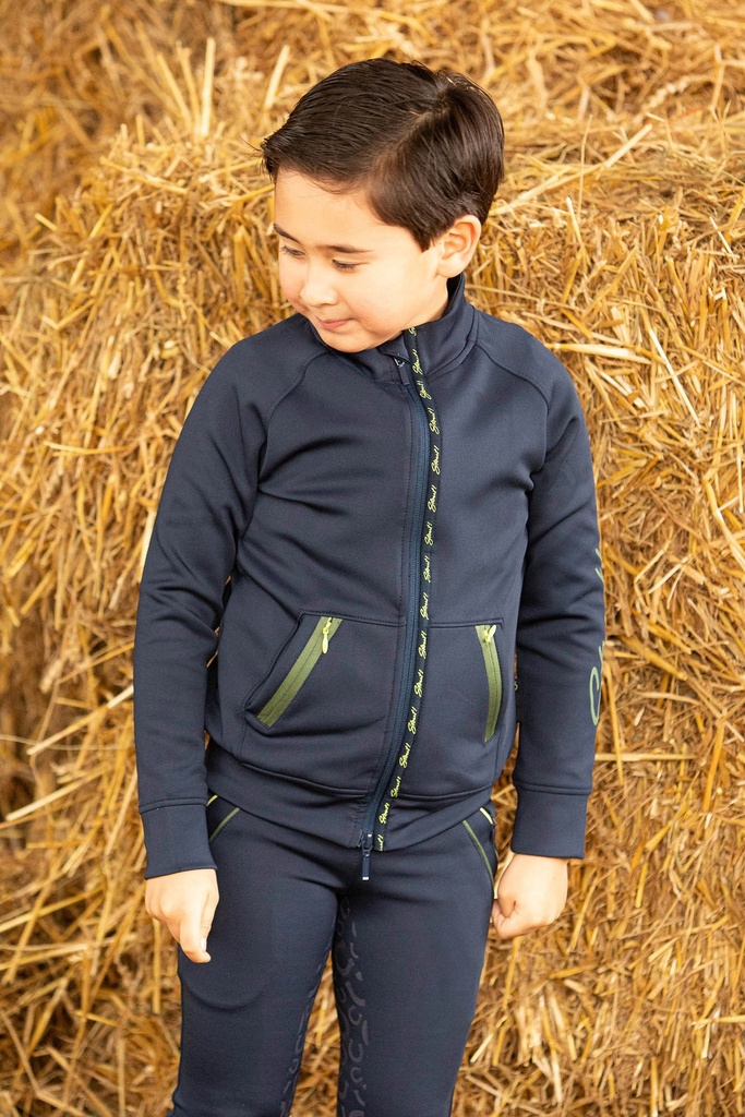 [8714813668730] Veste STOUT! Lime pour enfant (140)