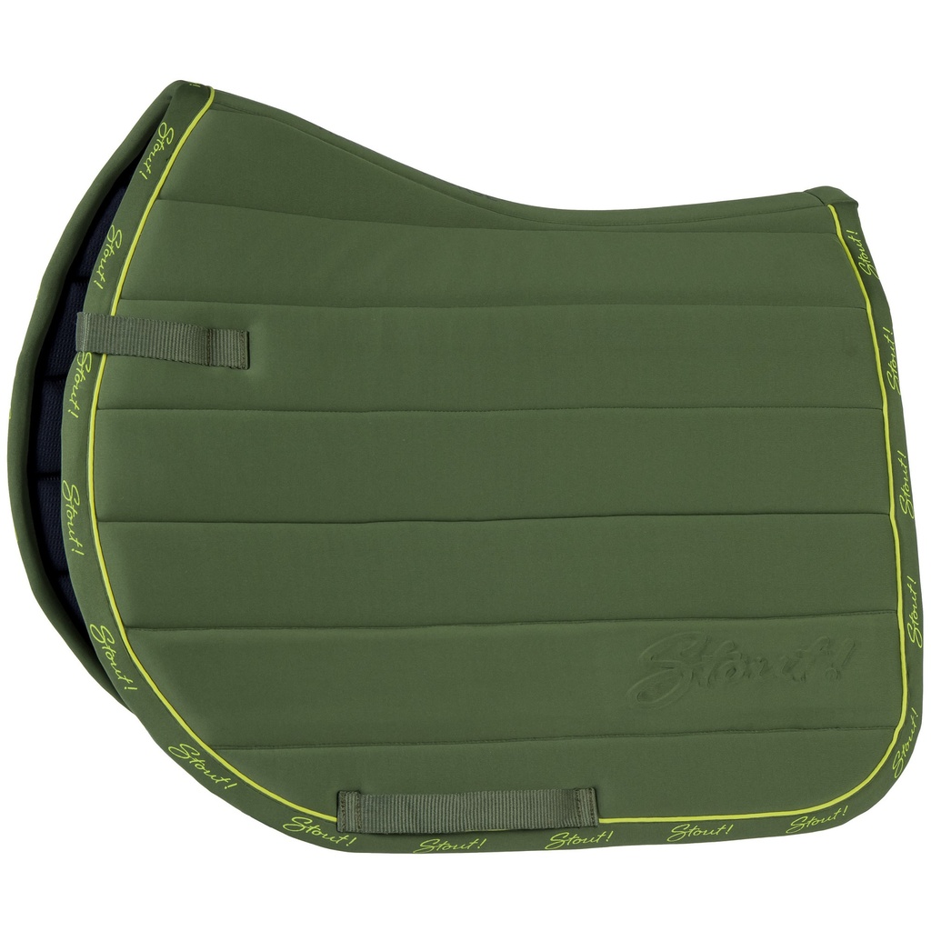 [8714813668440] Tapis de selle STOUT! Lime (shet)