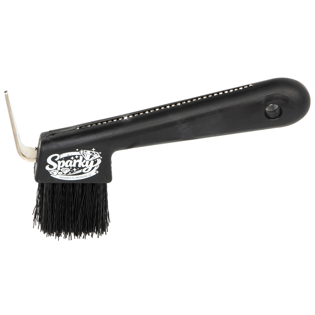 [8714813687281] Cure-pied avec brosse Sparky (noir)