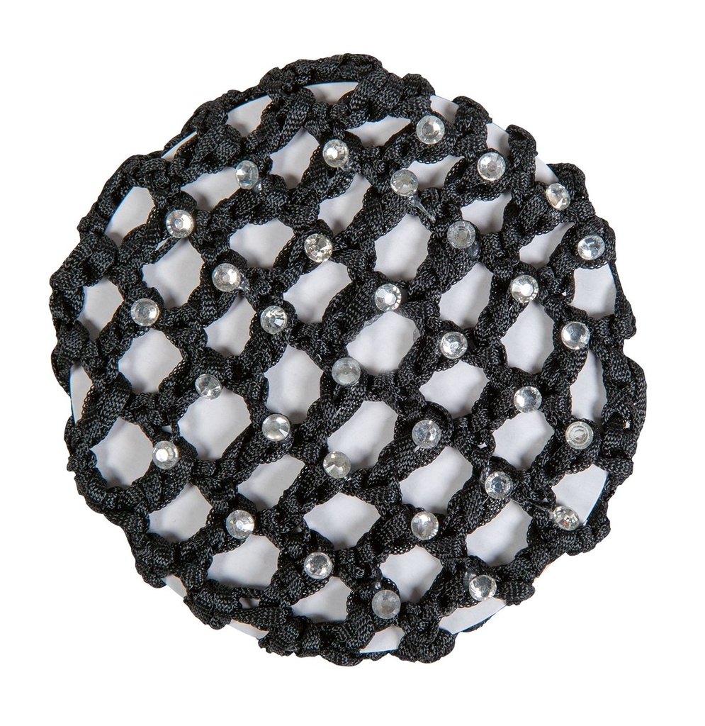 [113961200.0001] Résille avec pierres brillantes (Blanc)
