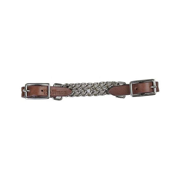 Gourmette double cuir de qualité HKM