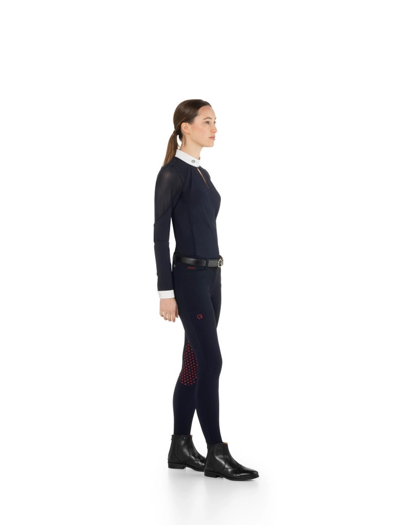 JUMPING GI - Pantalon d'équitation double colori | EGO7 (Bleu Marine, 36)