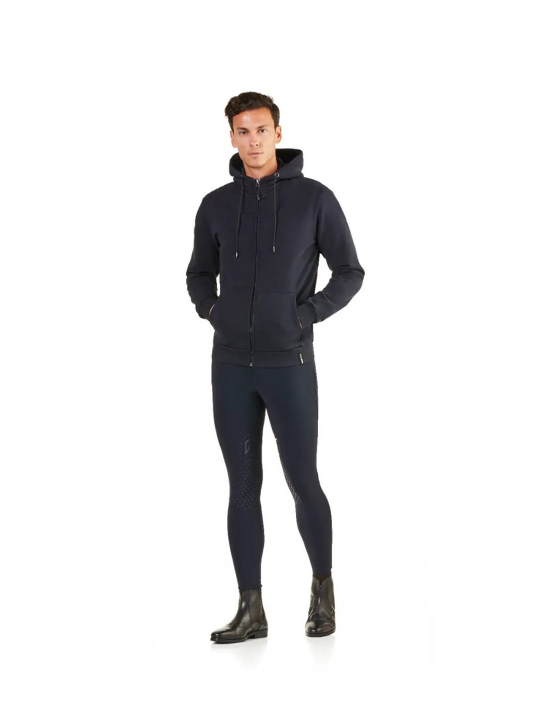 Z0W Sweat à capuche HOMME Zerowet - Déperlant et respirant | EGO7 (Bleu Marine, XS)